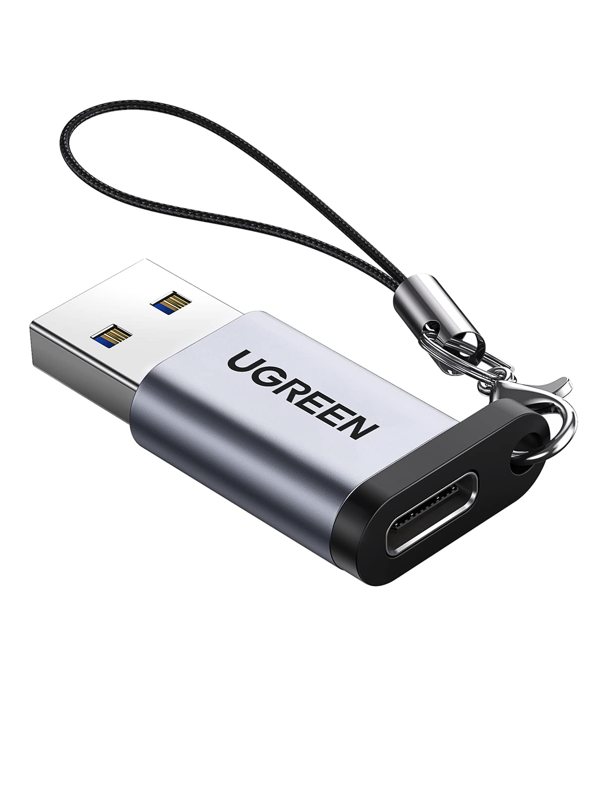 UGREEN USB C to USB Adapter USB 3.1 Female to USB C Converter Gen1 5Gbps Data Transmission Type C Adapter Compatible with MacBook Pro/iPad Pro/Samsung Galaxy S22/ Laptops/iPhone/Huawei/Xiaomi