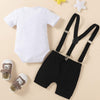 Baby Boys 1st Birthday Outfit Set 3PCS Short Sleeve Short Set for Photo Shoot Size 9-18 Months - Size 100
