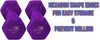 SKY LAND Classical Head Vinyl Dumbbells/Hand Weights Pair/Vinyl Coated Dumbbells for Home Gym, Exercise & Fitness Equipment Workouts/Strength Training/1Kg Dumbbells X 2 Purple/EM-9219-1