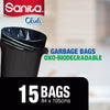 Sanita Club Garbage Bags 55 Gallons 15 Bags