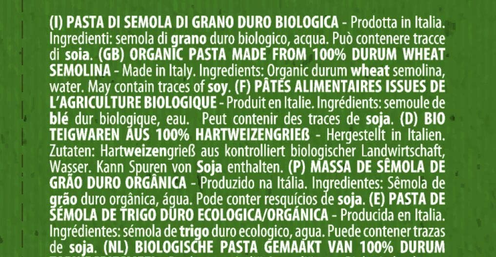 1881 Organic Penne Rigate31 Pasta 500g