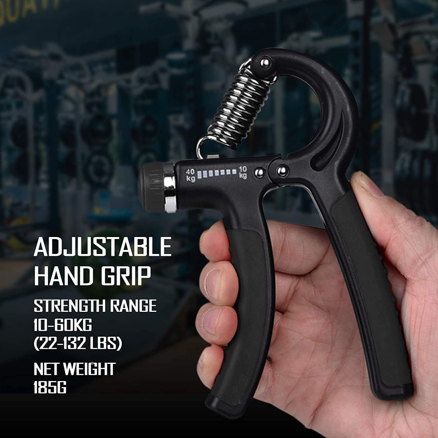 Sausiry 2 pcs hand grip strengthener adjustable hand grip exerciser