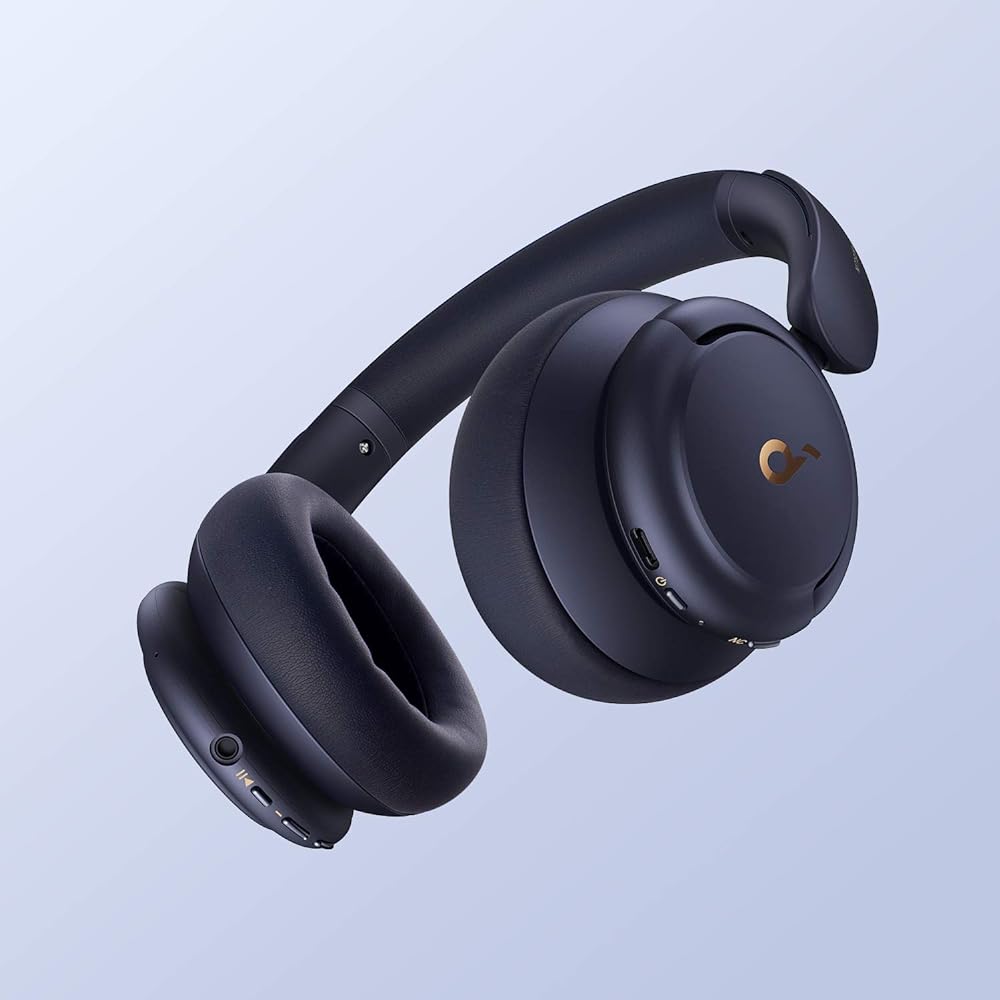 Anker Soundcore Life Q30 Hybrid Active Noise Cancelling Headphones Bluetooth with Multiple Modes, Hi-Res Sound Bluetooth Headphones, Custom EQ via App, 40H Playtime, Multipoint Connection