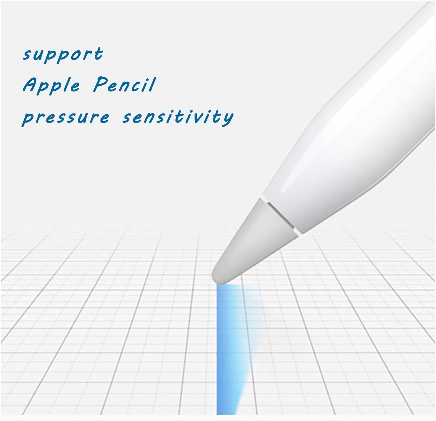 Replacement Tips Compatible with Apple Pencil 2 Gen iPad Pro Pencil - Apple Pencil iPencil Nib for iPad Apple Pencil 1 st/Pencil 2 Gen White 2 Pack