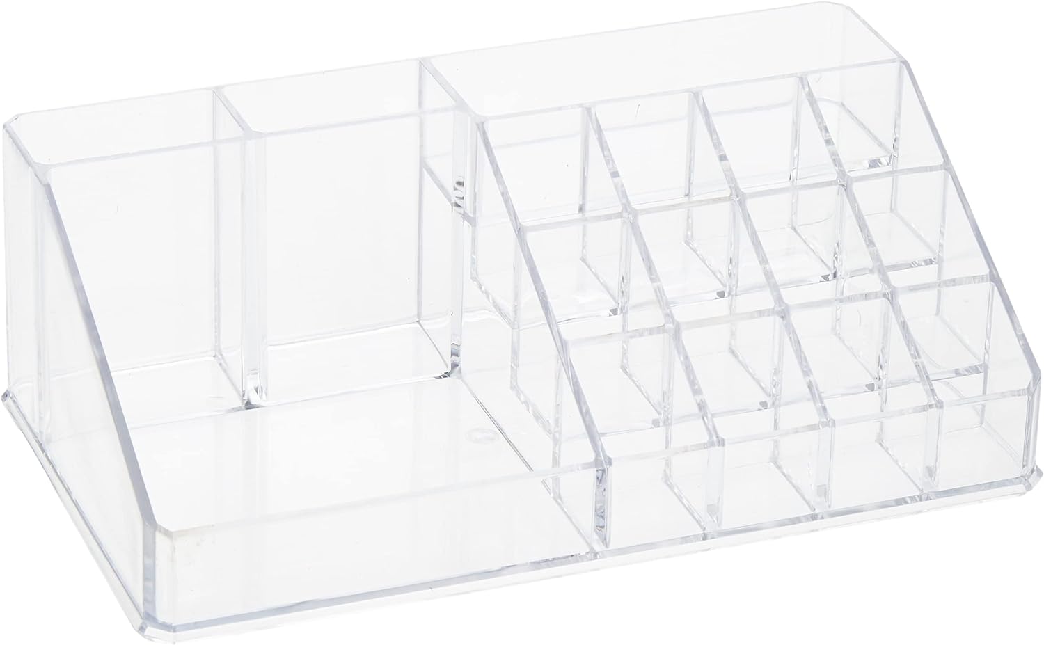 Clear Acrylic Cosmetic Organizer Makeup Holder Display Jewelry Storage Case 3 Drawer For Lipstick Liner Brush Holder