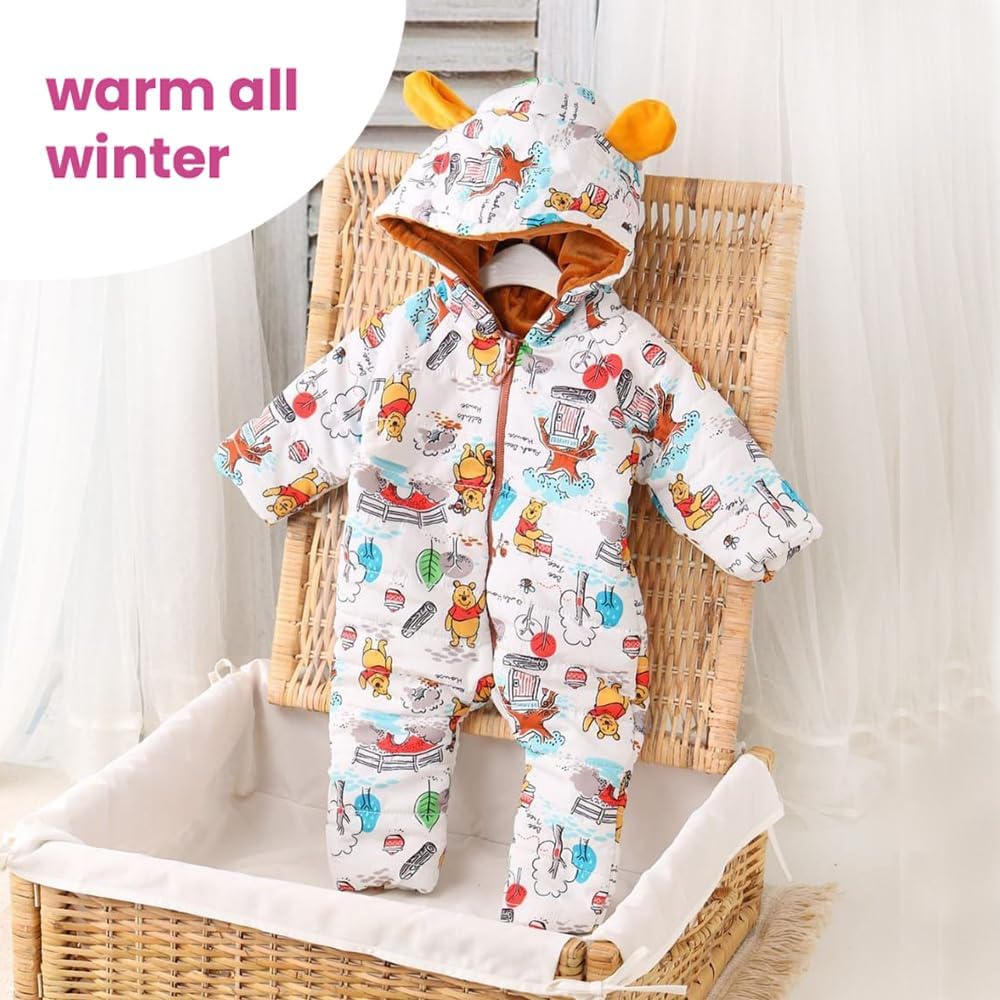 Explore Kids Town: Trendy Waterproof Baby Jumpsuits with Full Zipper | Cozy and Cute Baby Bodysuits for Every Occasion | Sizes 0-18 Months | Stylish Onesies for Baby Boys and Girls