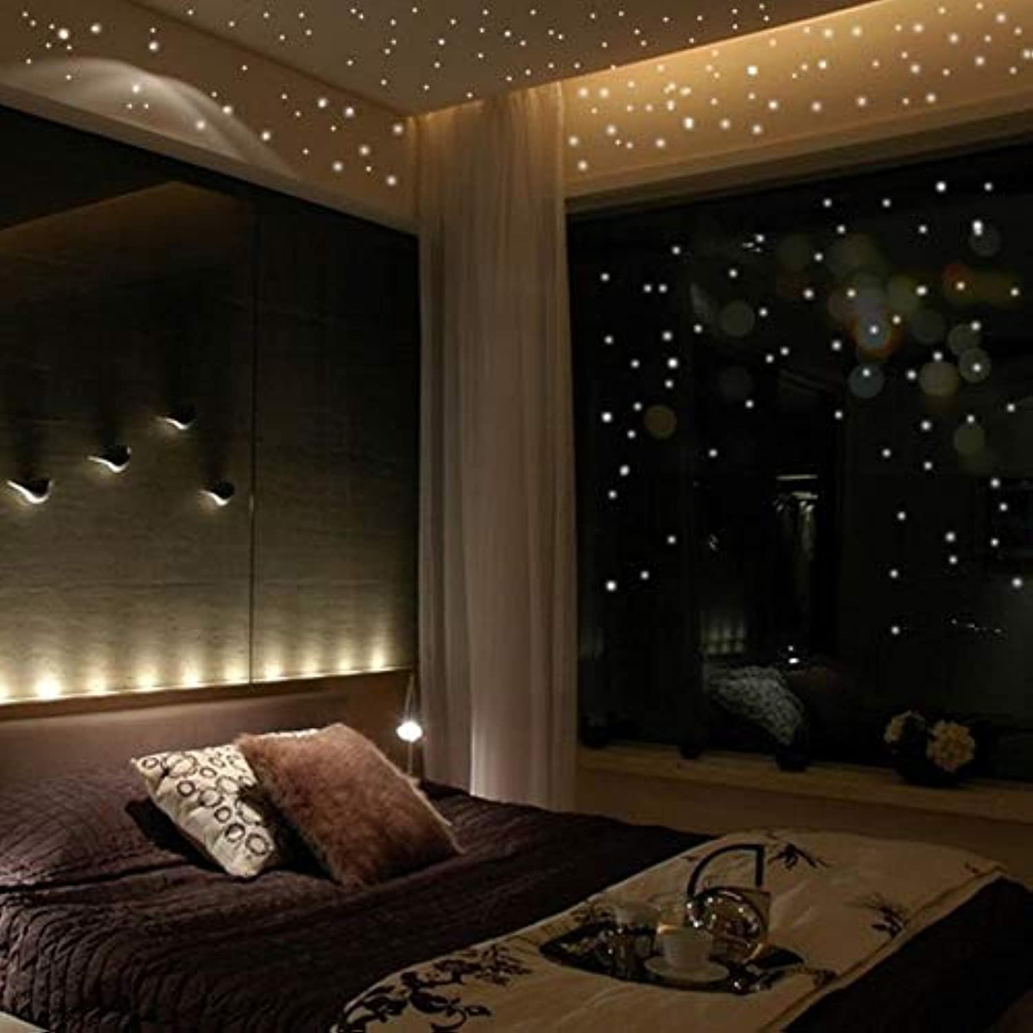 400Pcs Glow In The Dark Star Wall Stickers Round Dot Luminous Kids Room Decor Vinilos Decorativos Bedroom Decoration, Multicolor