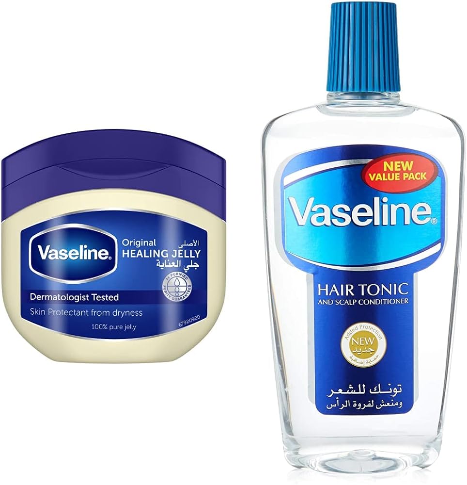 VASELINE Moisturizing Petroleum Jelly, for dry skin, Original, to heal skin damage, 450ml