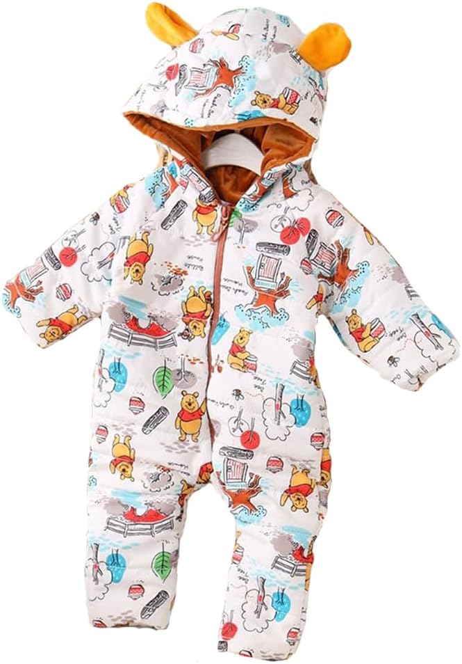 Explore Kids Town: Trendy Waterproof Baby Jumpsuits with Full Zipper | Cozy and Cute Baby Bodysuits for Every Occasion | Sizes 0-18 Months | Stylish Onesies for Baby Boys and Girls