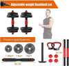 ALCOACH Adjustable Dumbbell Set for Men and Women, Dumbbell Weights Set, 20 kg, Multi-Function Free Weights Set, Kettlebell, Barbell, Pressure Lift Exercise for Home Gym