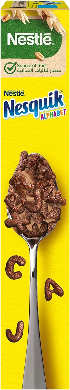 Nesquik Chocolate Alphabets Breakfast Cereal, 325g