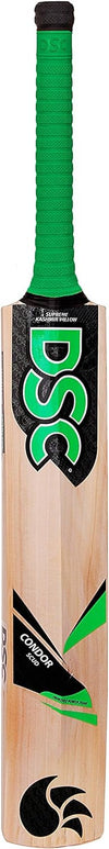 DSC Condor Scud Kashmir Willow Cricket Bat for Leather Ball | Size-6 | Light Weight | Ready to Play| Free Cover|