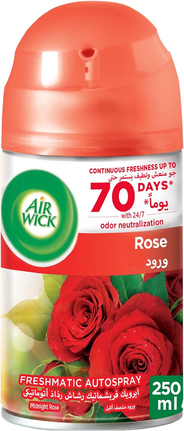 Air Wick Air Freshener Freshmatic Auto Srpay Midnight Rose 250Ml