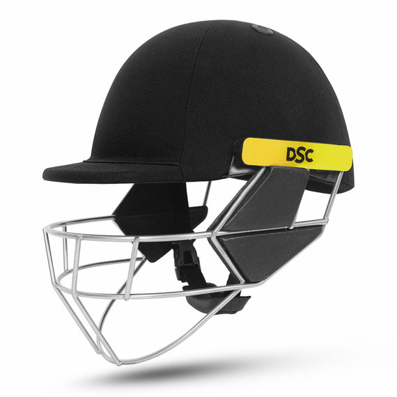 DSC SCUD Premium Cricket Helmet for Men & Boys with Neck Guard (Fixed Spring Steel Grill | Back Support Strap |Lightweight