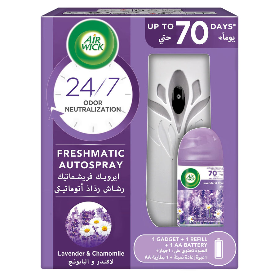 Airwick Lavender & Camomile Freshmatic Auto Spray Air Freshener Kit