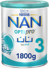 Nestle NAN Optipro Stage 3, 1 -3 Years, Growing-Up Formula Based On Cow's Milk For Toddlers From 1 - 3 Years, Tin, 1800g
