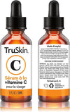 TruSkin Vitamin C Serum for Face, Anti Aging Serum with Hyaluronic Acid, Vitamin E, Organic Aloe Vera and Jojoba Oil, Hydrating & Brightening Serum for Dark Spots, Fine Lines and Wrinkles, 1 fl oz