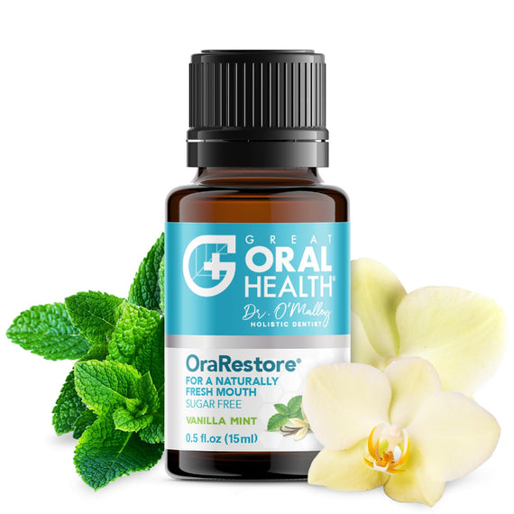 OraRestore Natural Bad Breath Treatment—Concentrated Blend of Essential Oils—Dentist Formulated Liquid Toothpaste & Mouthwash for Healthy Gums & Teeth—Tooth Oil for Oral Care w/ eBooklet 15ml (1 Pack)