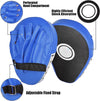 Arabest Boxing Pads - 2PCS Boxing Mitts, Curved Focus Punching Mitts, Training Boxing Target Pad for Kids and Adults, Focus Pads for Kickboxing, Karate, Muay Thai Kick, Dojo, Martial Arts