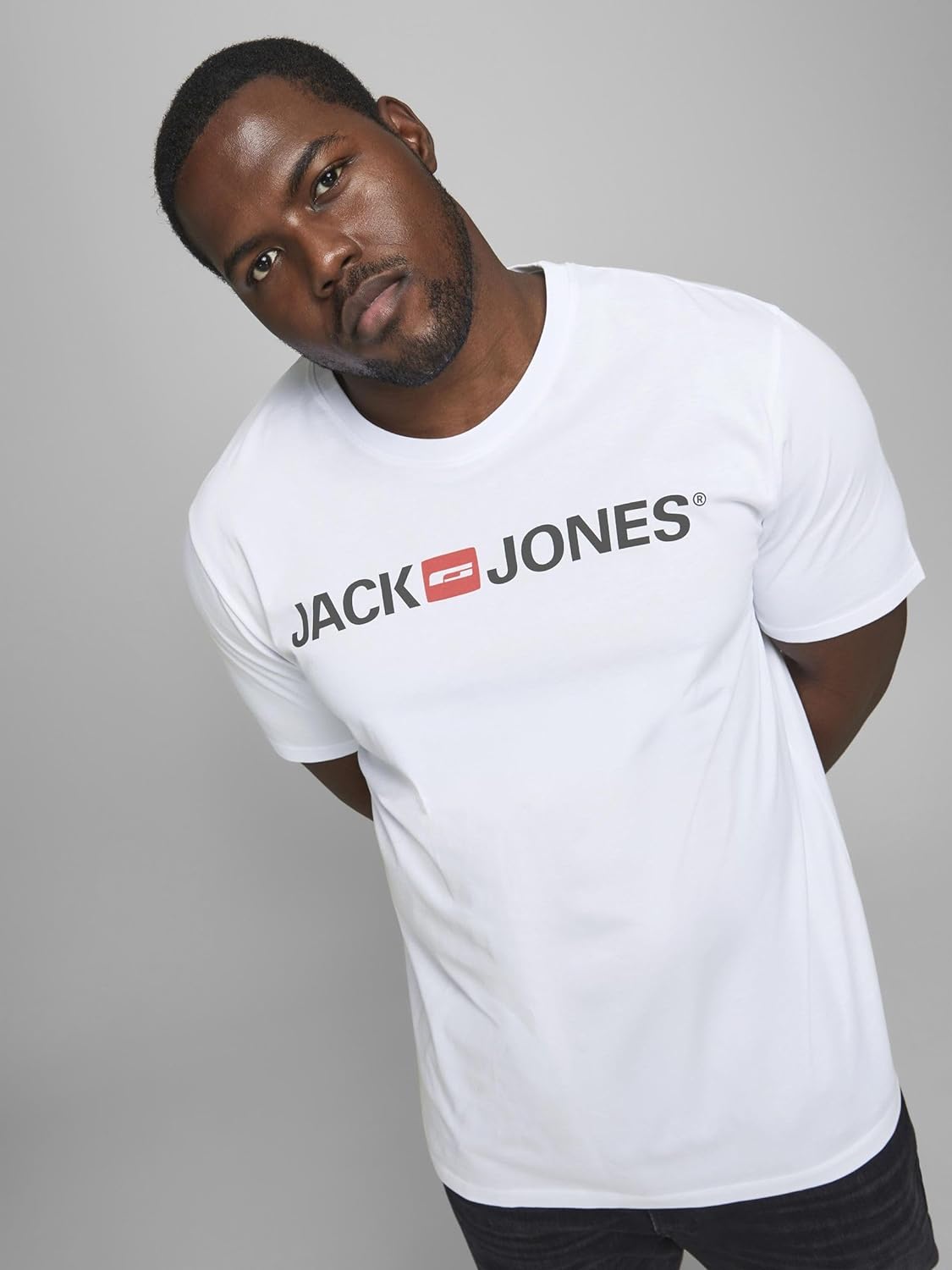 Jack & Jones Mens Jjecorp Logo Tee Ss Crew Neck Noos Slim Fit T-Shirt