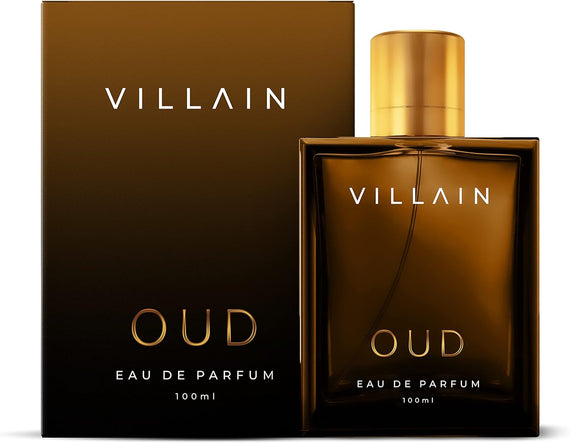 VILLAIN OUD Eau De Parfum For Men, 100ml | Premium Luxury Perfume | Long Lasting Fragrance