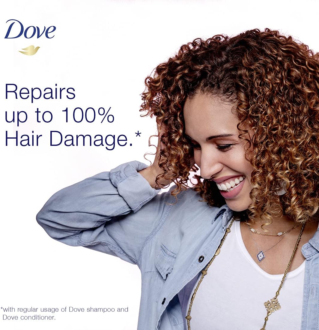 DOVE Shampoo & Conditioner for frizzy and dry hair, Nourishing Oil Care, nourishing care for up to 100% smoother* hair,