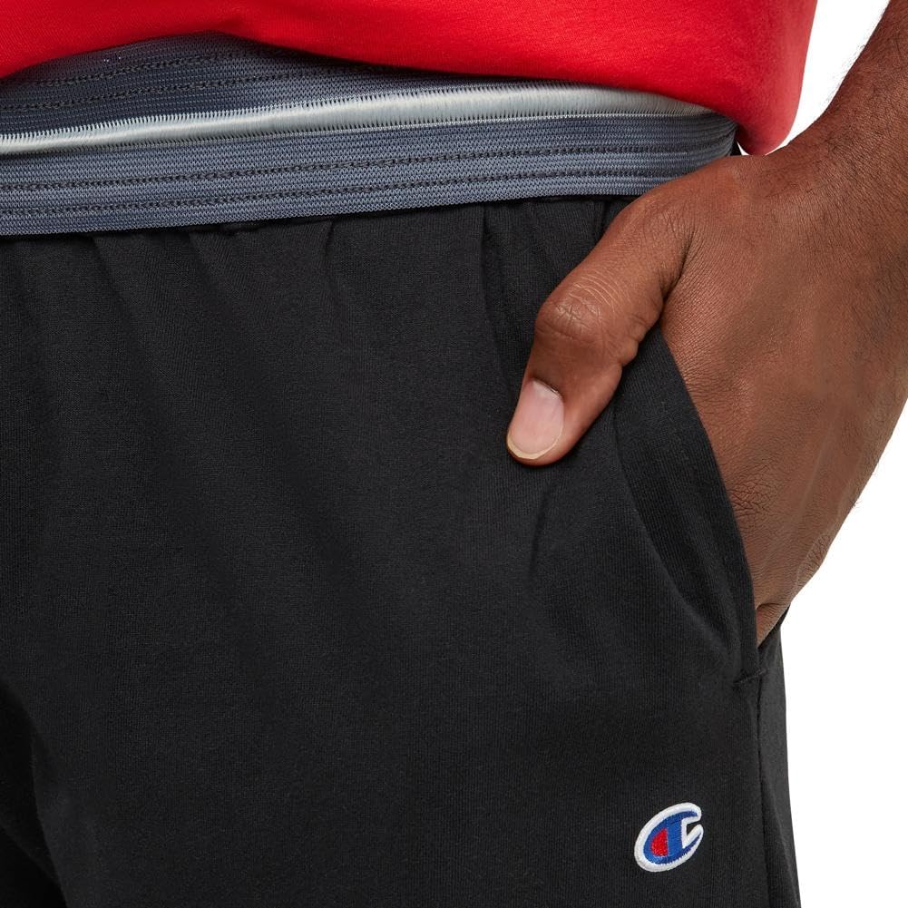 Champion Men's Open Bottom Light Weight Jersey Sweatpant