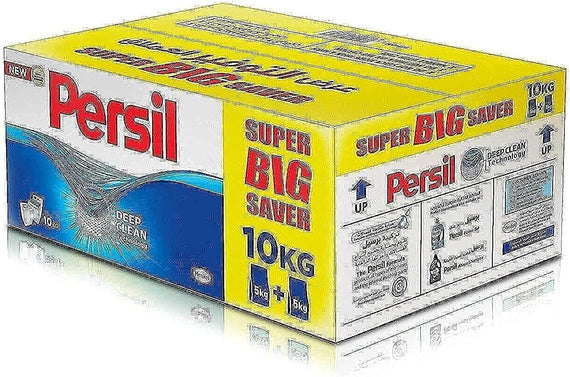 Persil Deep Clean Technology High Foam Detergent Powder Super Big Saver 10 kg (Packaging May Vary)