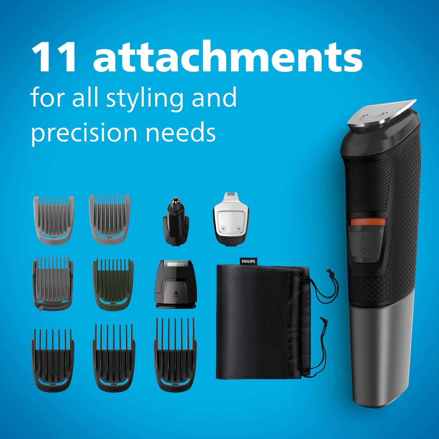 Philips Multigroom Series 7000 13-In-1, Face, Hair And Body Mg7715/13