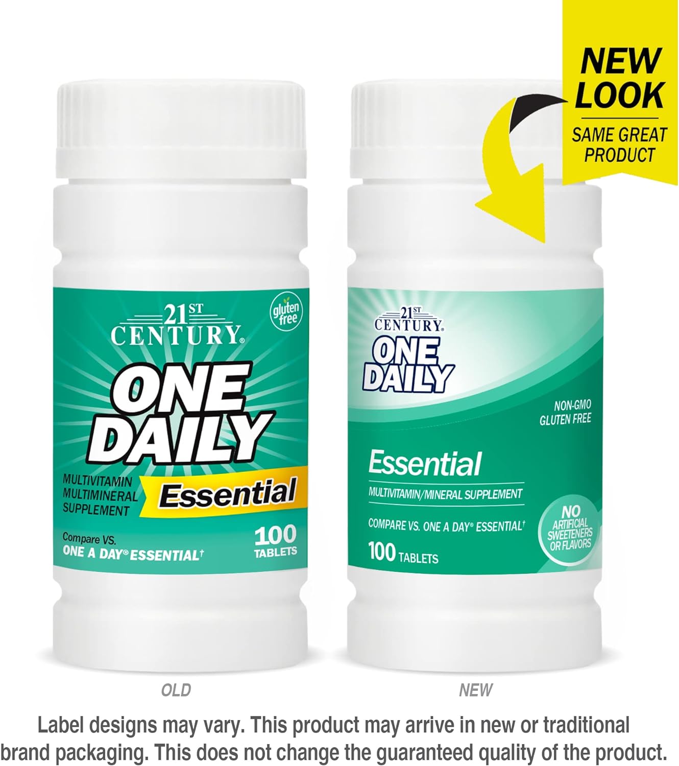 21st Century One Daily, Essential, 100 Tablets