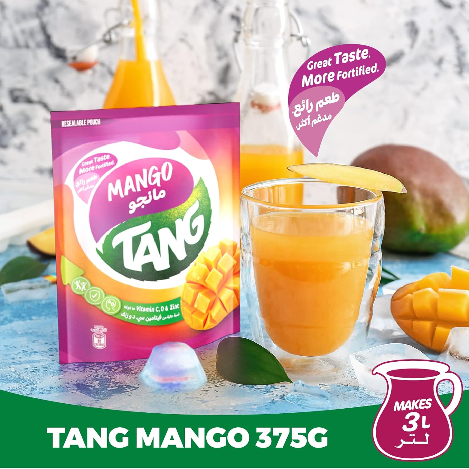 Tang Mango Flavoured Juice, 375Gm