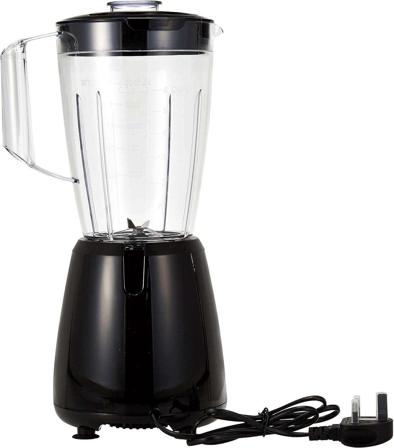 BLACK+DECKER Blender with Grinder Mills, 400W Power, 1.5L with 300ml 2 Grinding Mills, Stainless Steel Blades and Two Pulse Control for Fine and Grinding of Coffee Herbs, BX440-B5