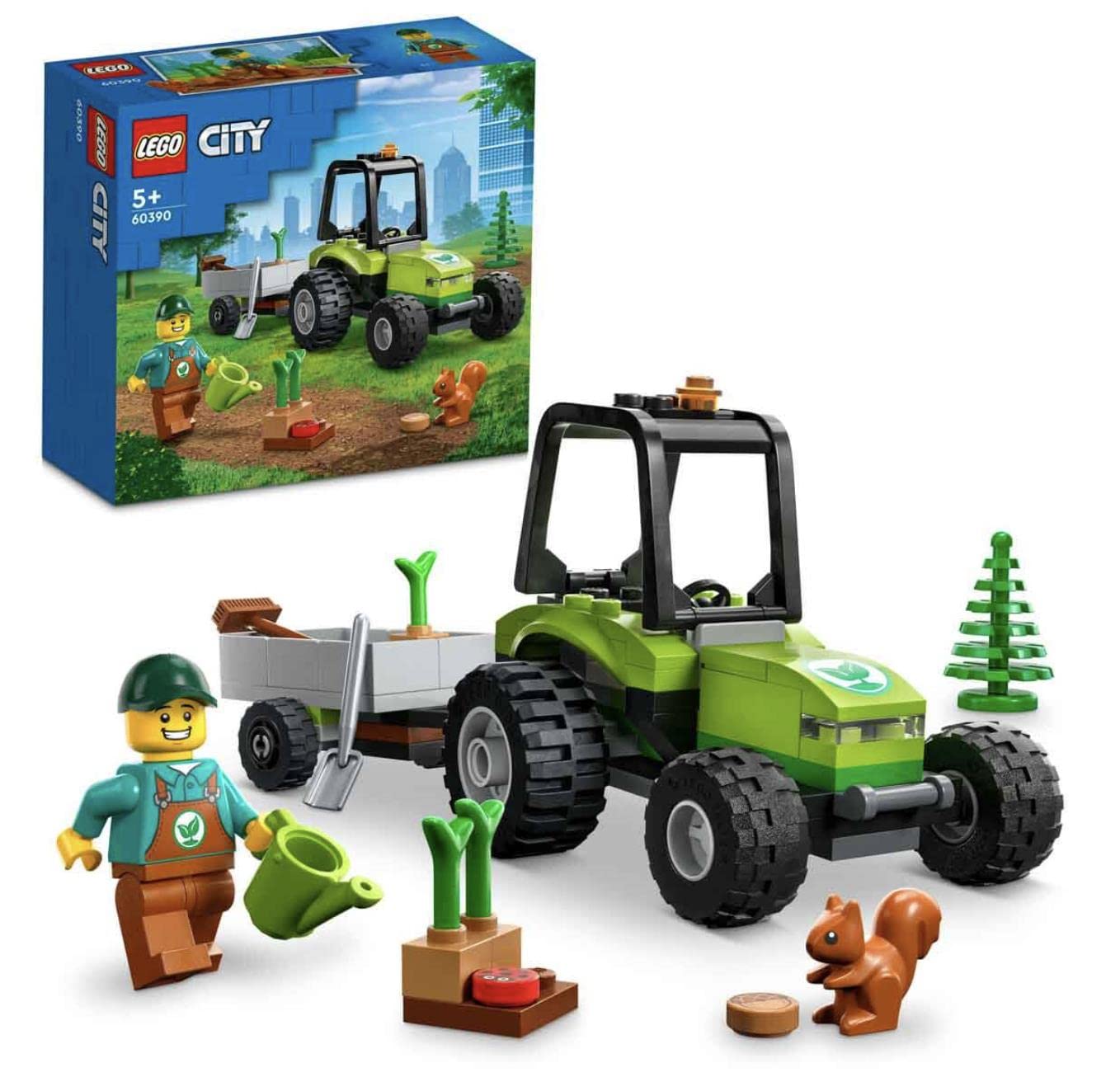 LEGO® City Park Tractor 60390 Building Blocks Toy Car Set; Toys for Boys, Girls, and Kids (86 Pieces)