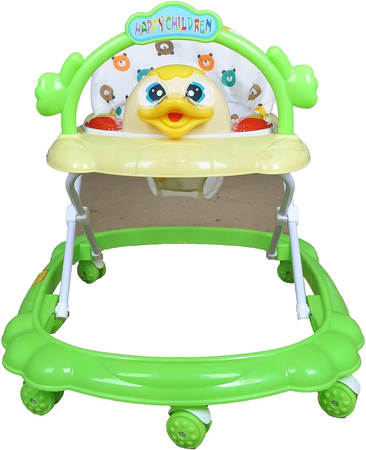 Baby walker with games and music levels