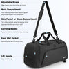 G4Free 45L/60L 3 Ways Sport Duffle Backpack Gym Bag with Wet Pocket & Shoes Compartment for Men Women Travel Weekender Overnight