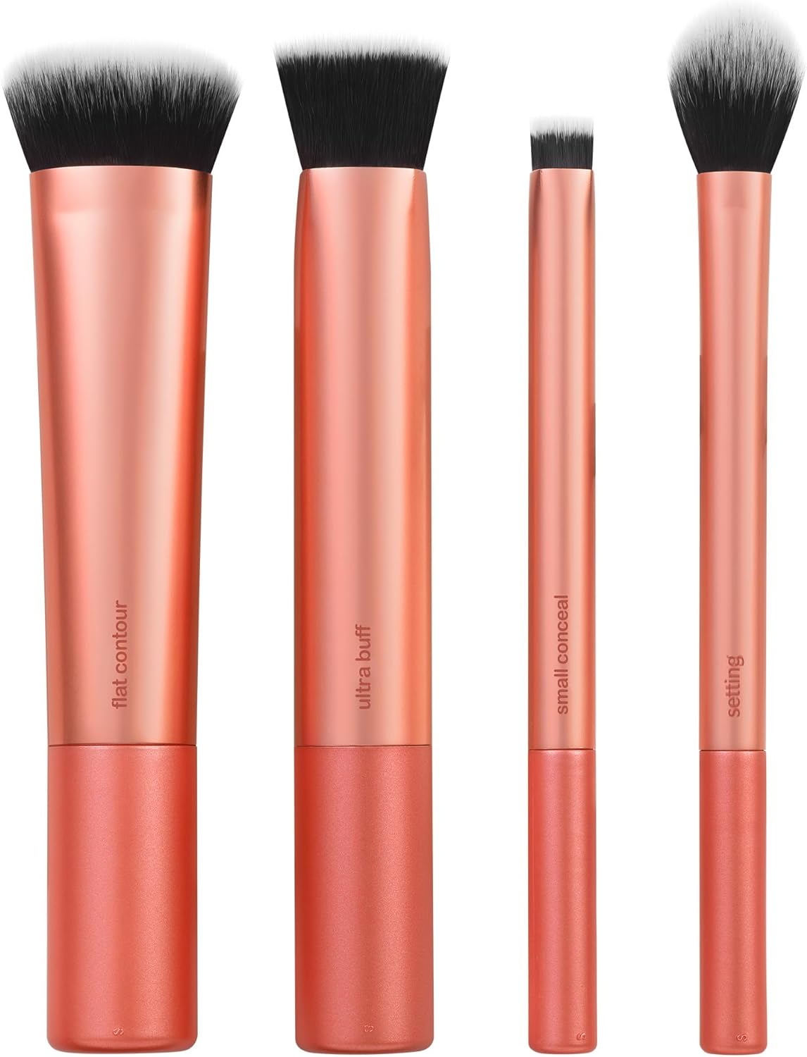 Real Techniques Face Base Makeup Brush Kit, 4 Piece Set