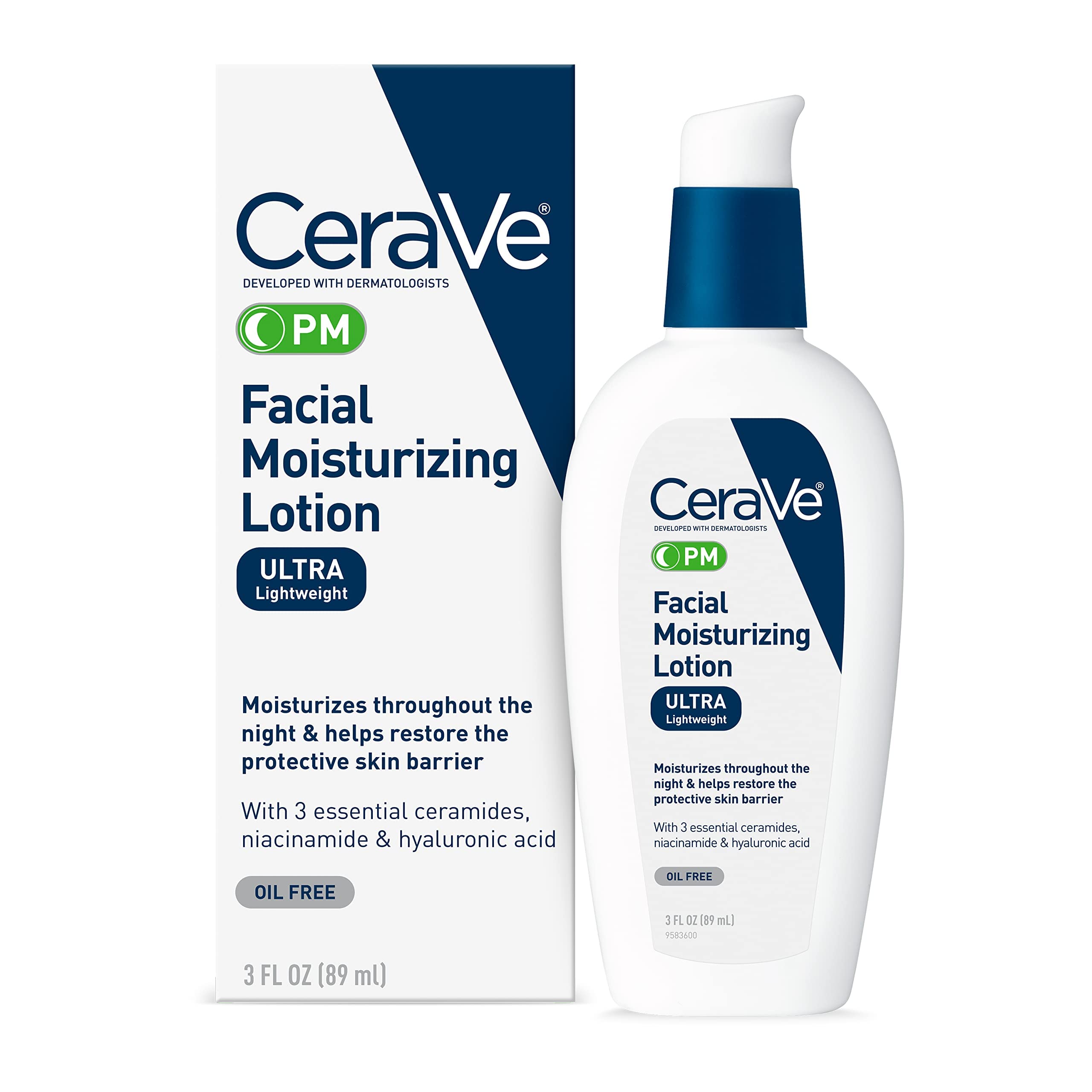 CeraVe Facial Moisturizing Lotion AM SPF 30 | 3 oz | Daily Face Moisturizer with SPF | Packaging May Vary