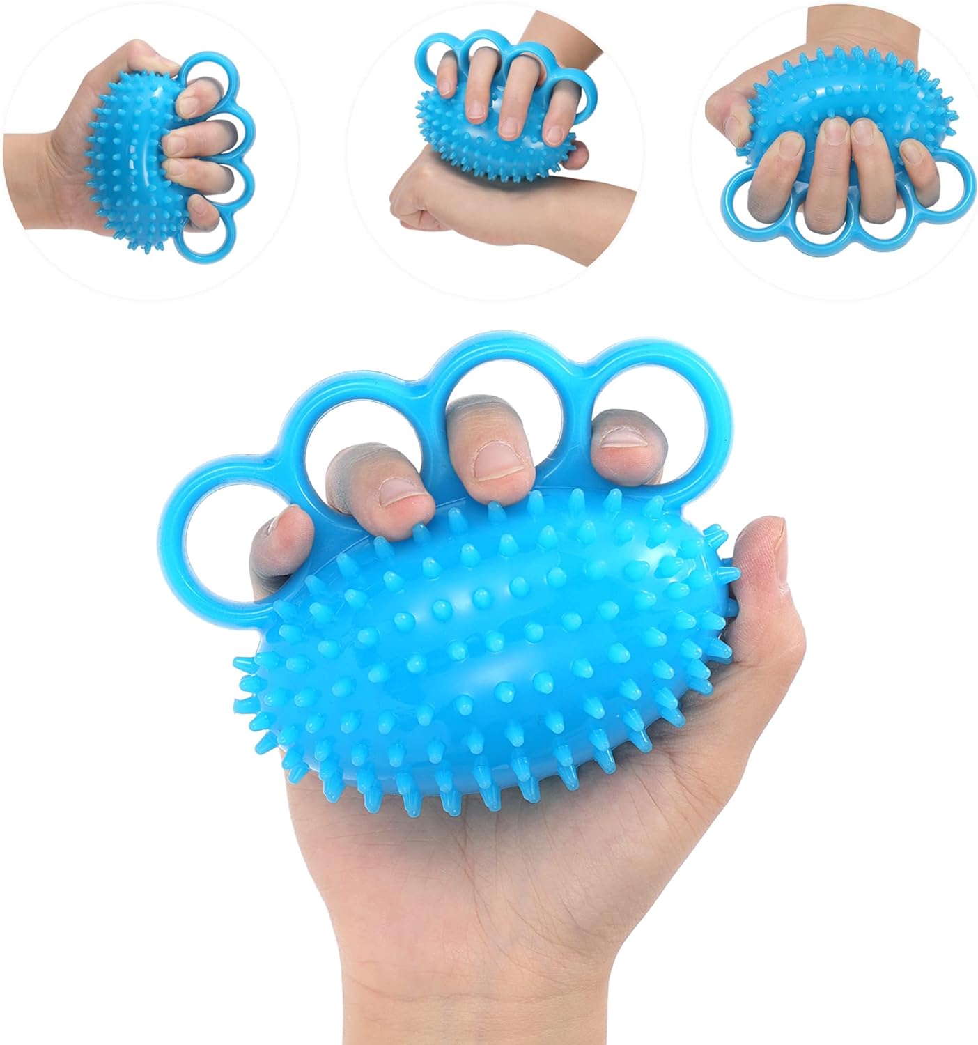Arabest Hand Grip Strengthener, Finger Exerciser Ball and Hand Exercisers for Strength, Grip Strengthening, Improve Flexibility, Hand Therapy Ball for Hand Cramps and Recovery