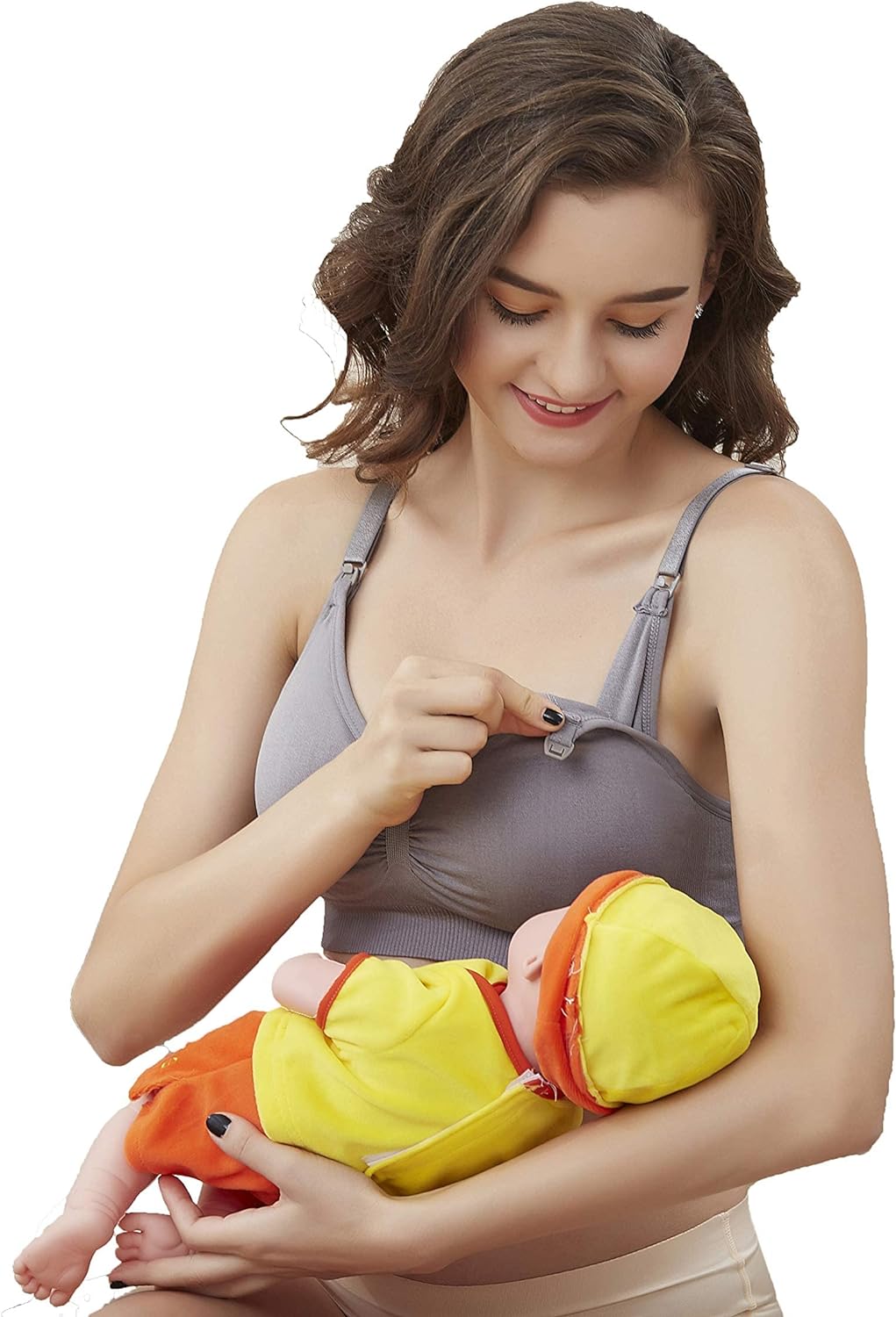 3 Pack Nursing Bra for Woman, Seamless Breastfeeding Bras