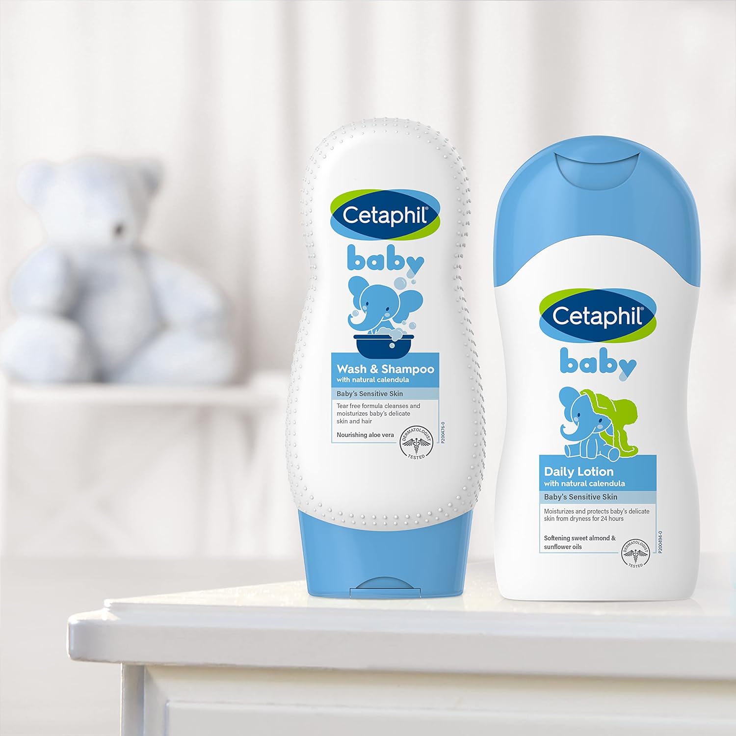Cetaphil Baby Shampoo and Body Wash with Organic Calendula, Tear Free, Made with Organic Calendula, Hypoallergenic, Ideal for Everyday Use, Soap Free, 7.8 Ounce, Wash & Shampoo