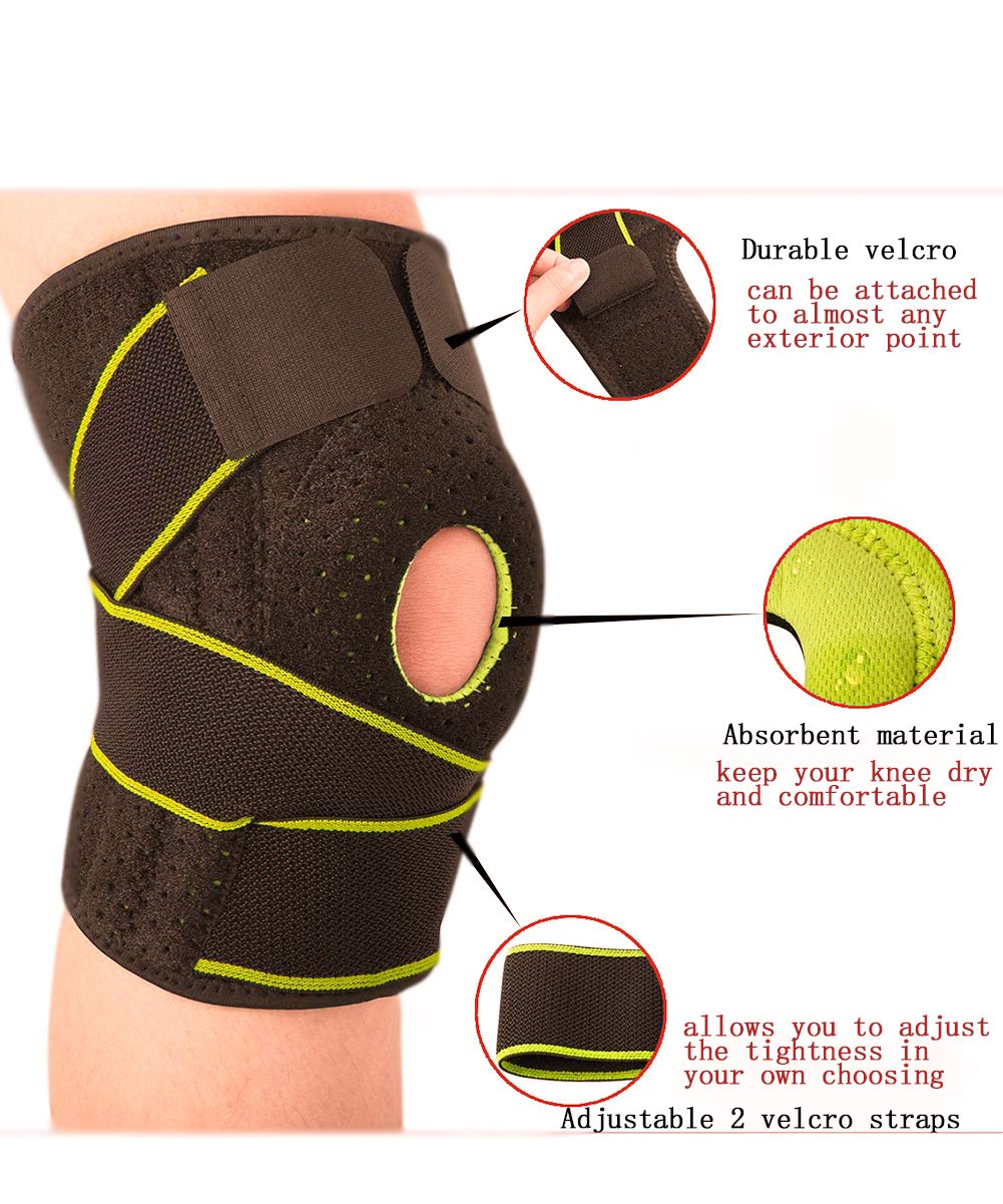 Knee Sleeve for Arthritis Pain and Support,Knee Brace Compression for Men Women with Patella Gel Pads & Side Stabilizers,Medical Grade Knee Pads for,Meniscus Tear,ACL,Arthritis,Joint Pain Relief