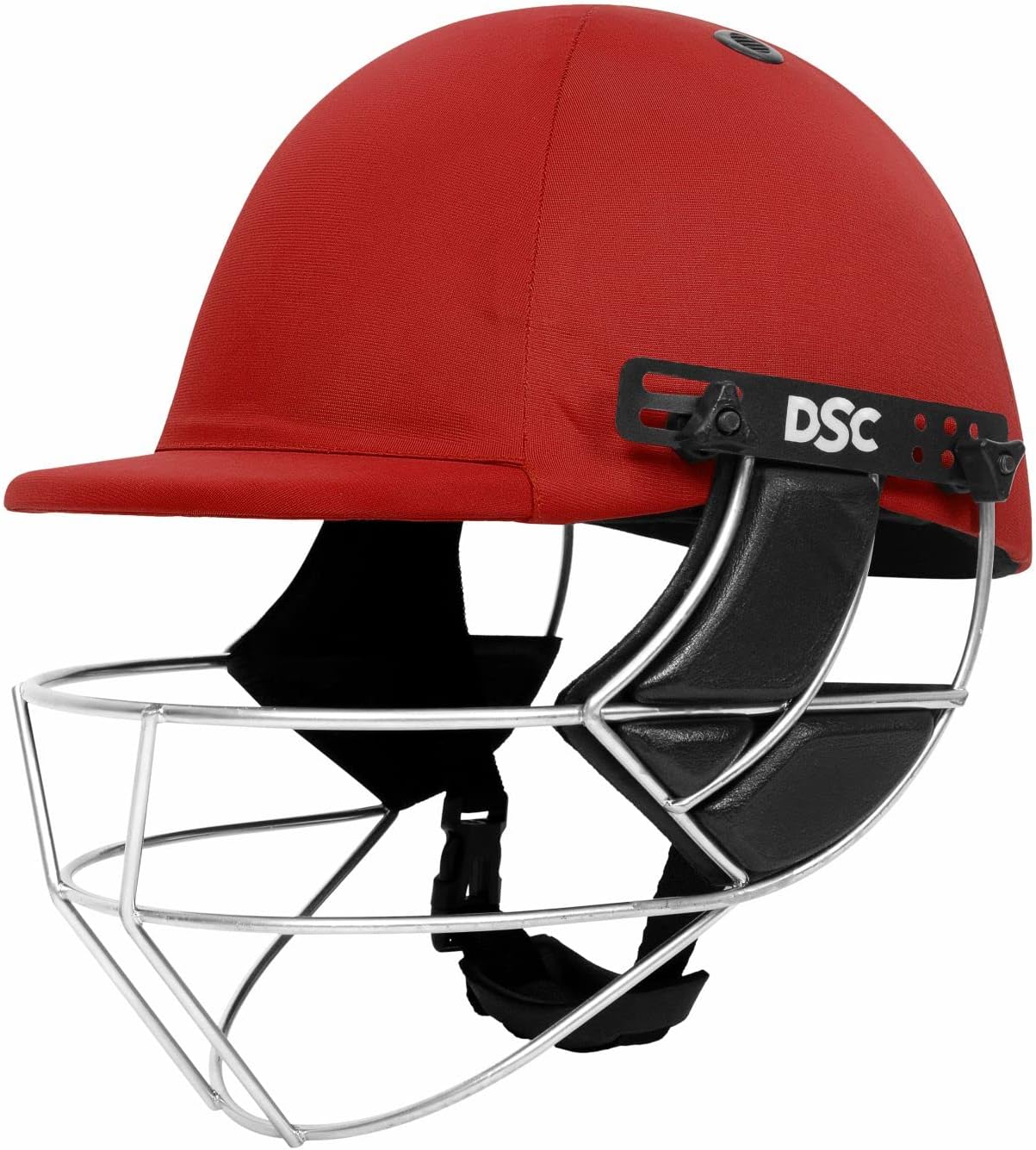 DSC Scud LITE Titanium Premium Cricket Helmet for Men & Boys with Neck Guard |Fixed Titanium Grill | Back Support Strap| Light Weight