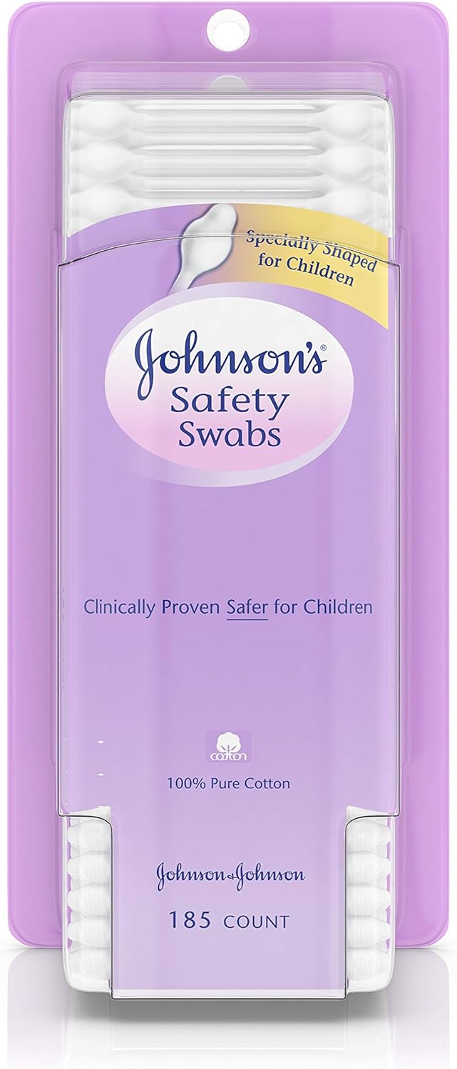 JOHNSON'S Safety Swabs 185 Each