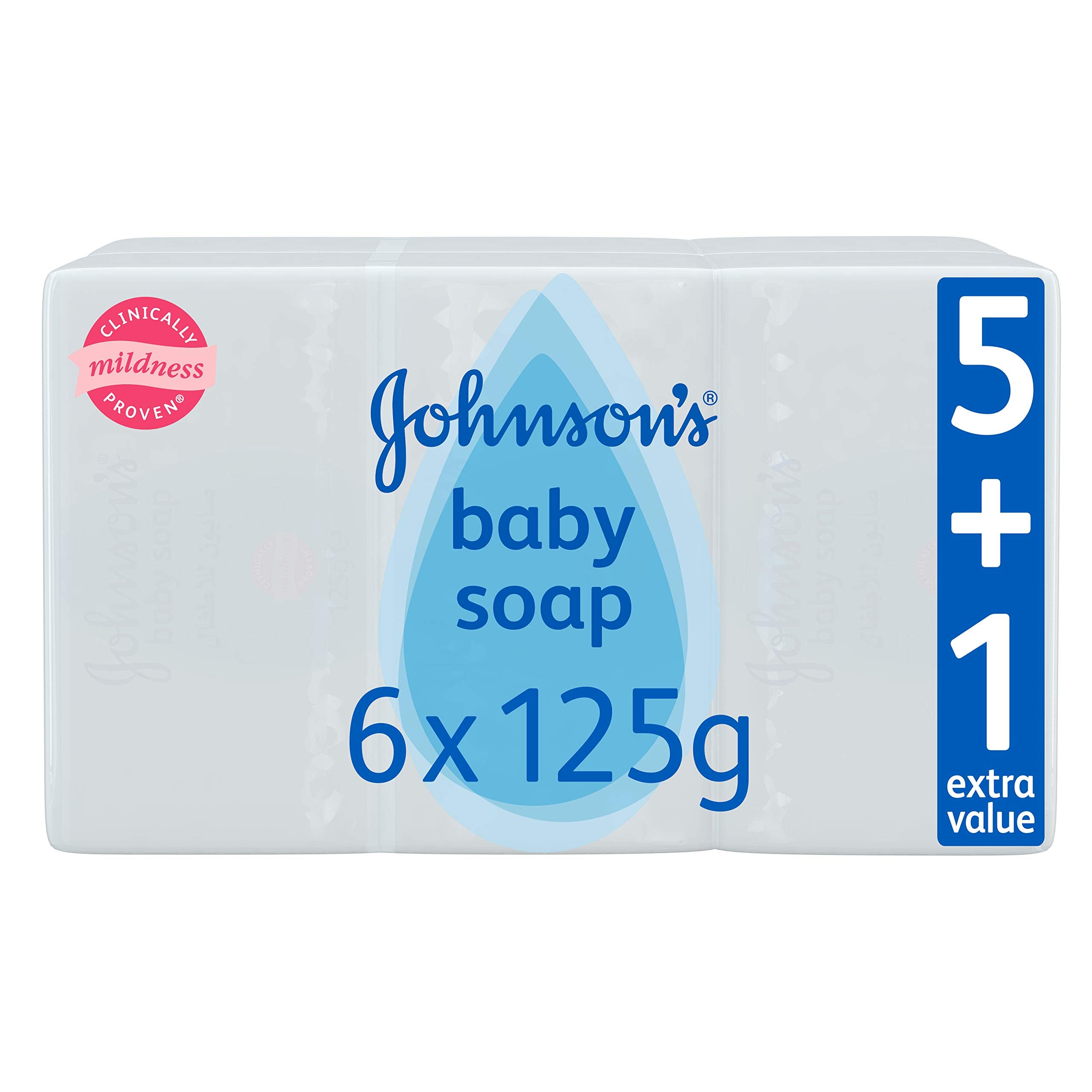 Johnson's Baby, Baby Soap, 125G, Pack Of 6
