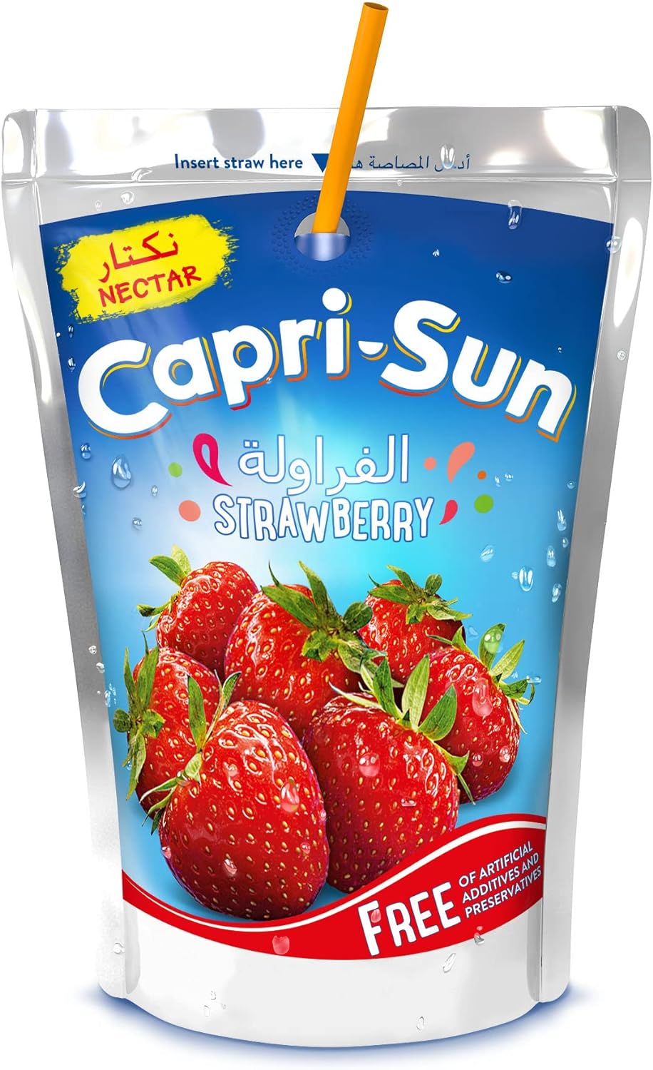 Capri-Sun Nectar 30% Strawberry Juice Drinks 200 ml, Pack of 10