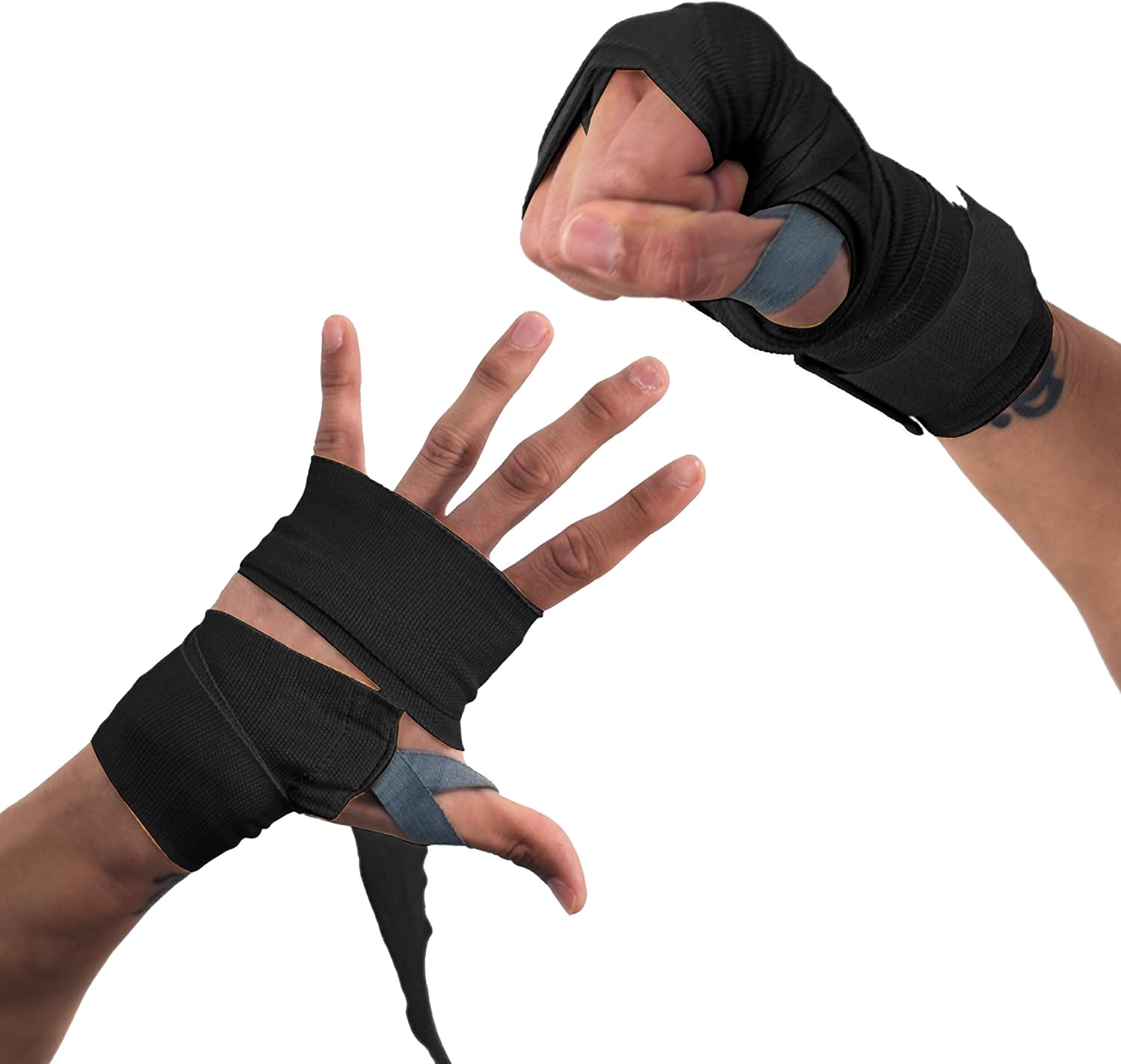 Everlast Hand Wraps Black 120 Inch (4455BP)