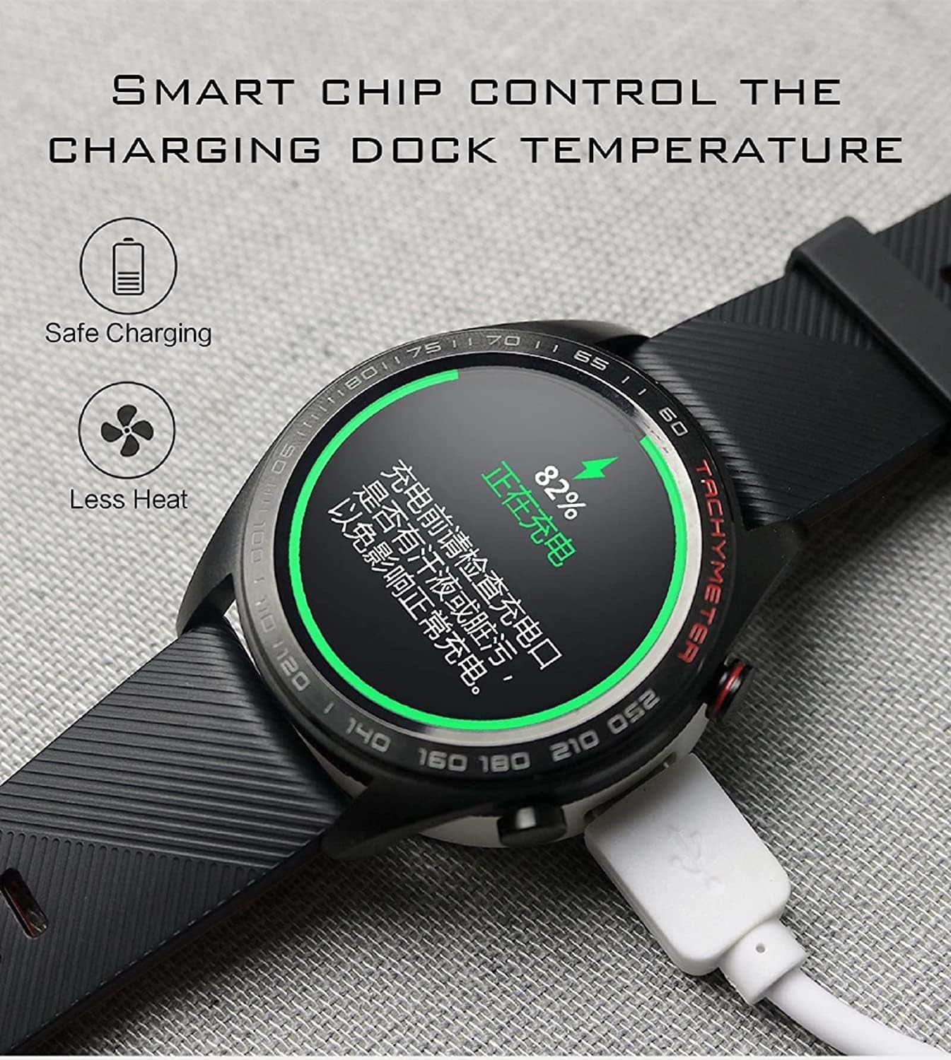 Charger For Huawei Watch GT Honor white color