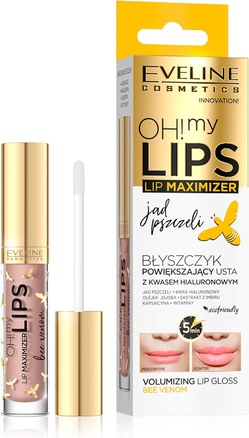 Eveline Oh My Lips Lip Maximizer Lip-Gloss Bee Venom, 4.5 Ml