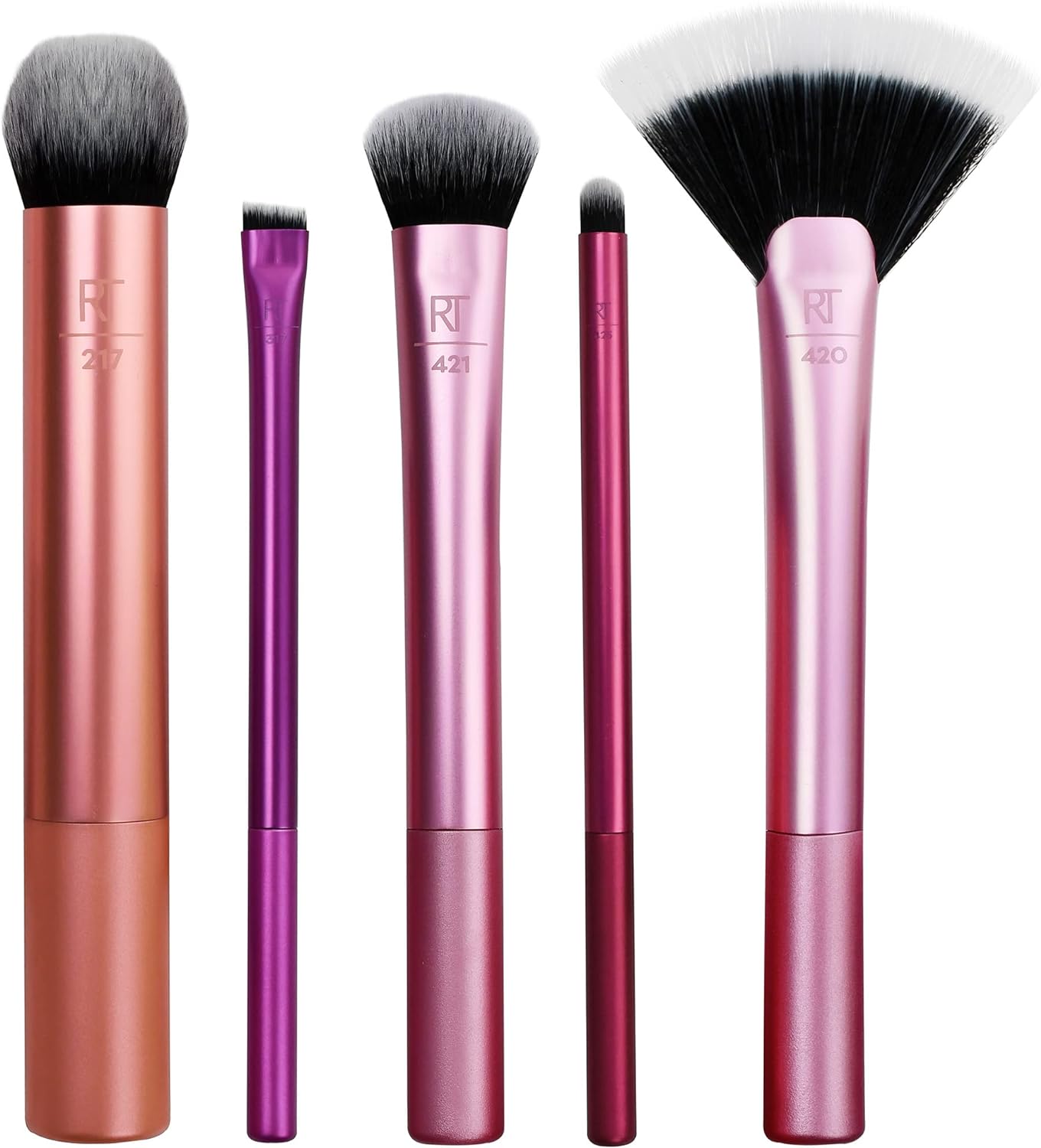 Real Techniques Face Base Makeup Brush Kit, 5 Piece Set