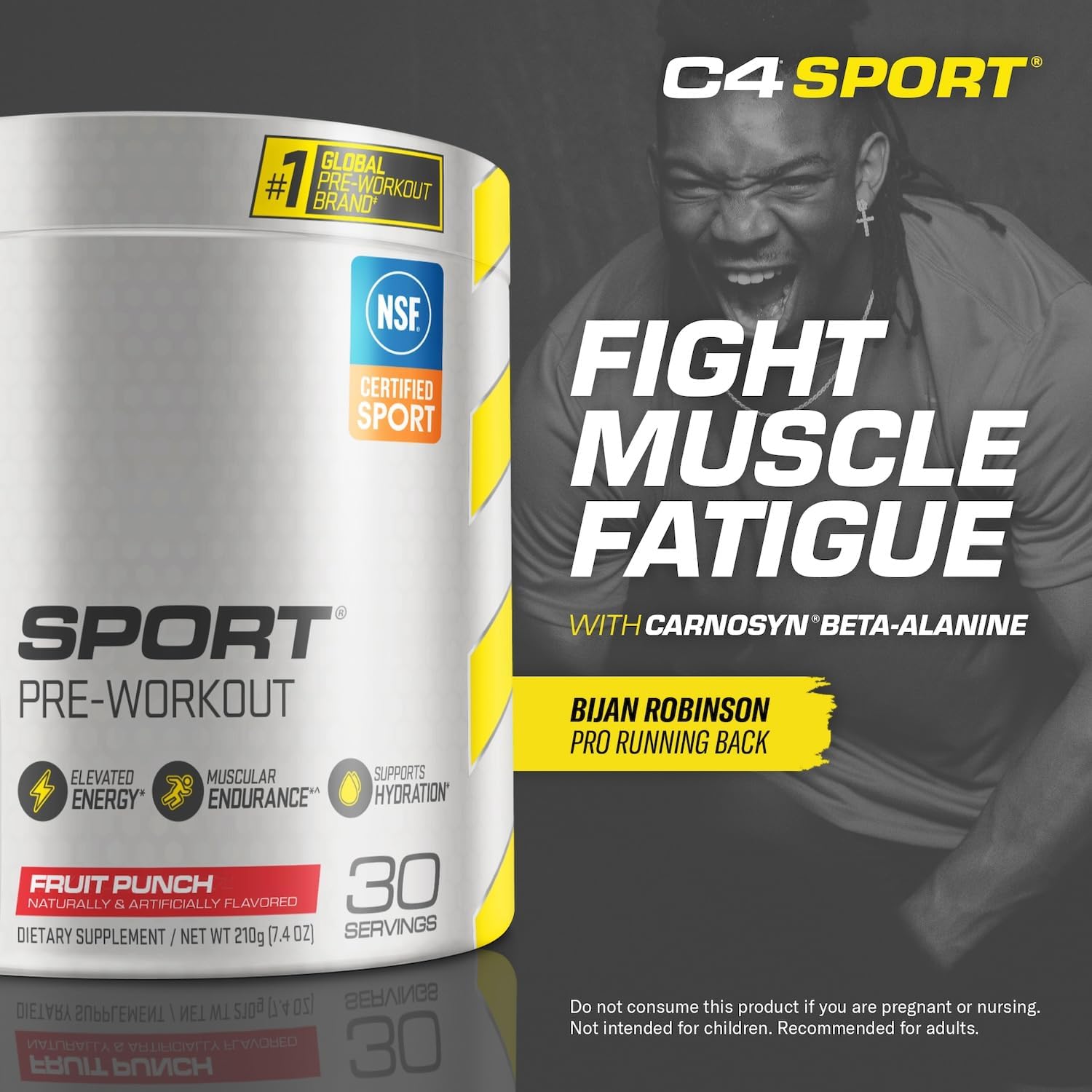 Cellucor C4 Sport Pre-Workout Fruit Punch (7.4oz, 210g)
